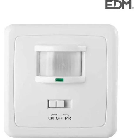 Rilevatore di movimento edm 140 gradi 12 metri bianco