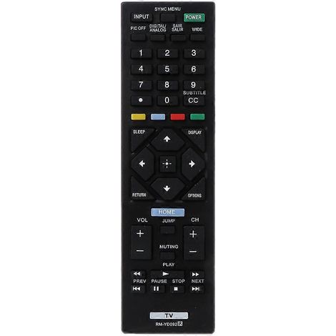 Ersatzfernbedienung RM-YD092 für Sony KDL-32R300C LED-Fernseher