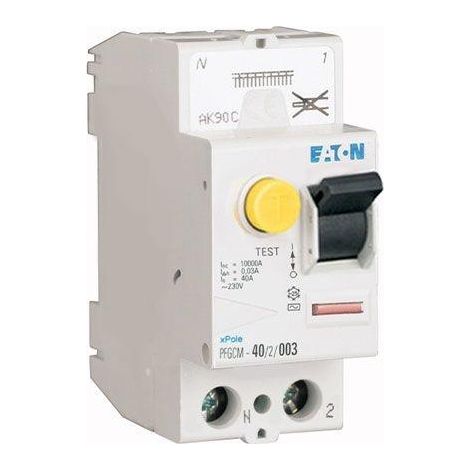 Eaton Interruptor diferencial 40A 30mA sin tornillos