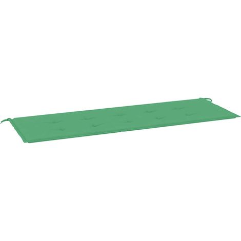 Coussin de banc de jardin vert 150x50x3 cm tissu oxford vidaXL