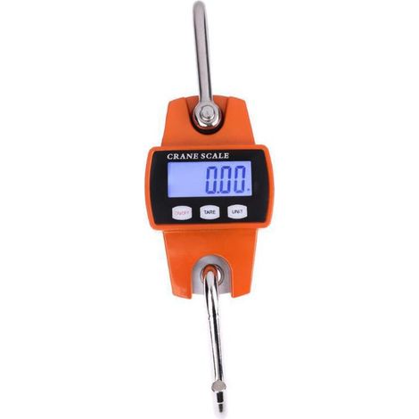 Balance crochet suspendu 300kg – Peson électronique LCD 20mm – Construction aluminium pour durabilité – Utilisation industrielle - 600lbs (1/4)