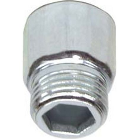 10PZ PROLUNGA ACCIAIO ZINCATO - MF 3/8" x mm.30