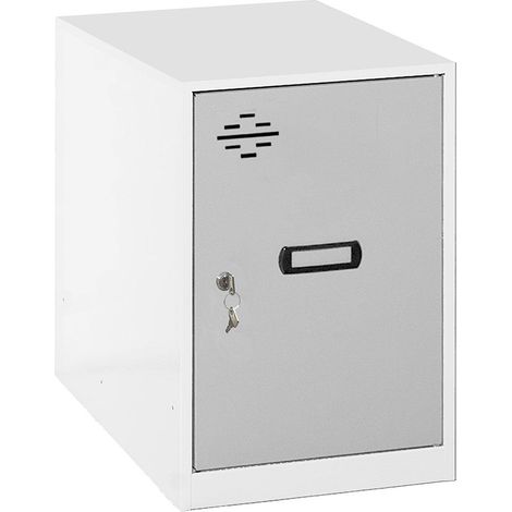 Simonrack Schränke weiß grau 475x300x500 mm Bürospeicher