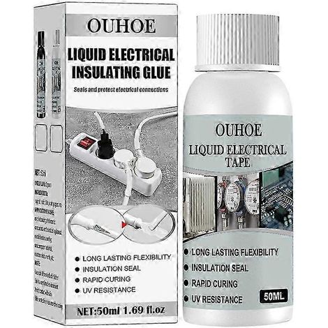 Ruban isolant liquide isolant électrique, étanche, anti-UV, à séchage rapide et colle isolante (1/5)