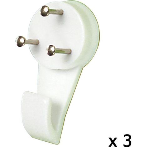 Cuelga Cuadros Gancho Grande (Blister 3 unidades) Clavar (1/2)