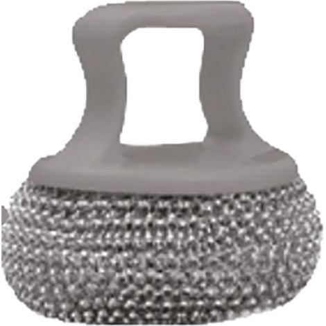Spazzola con Paglietta Pet + 1 Ricambio Cromato Artex