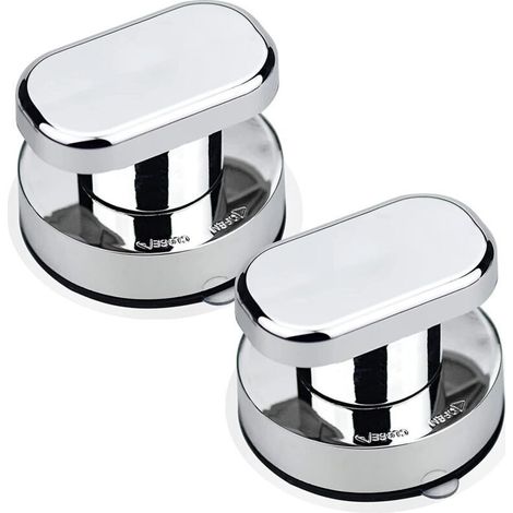 [JAMAIS UTILISÉ]Poignée de porte à ventouse, 2 pièces, baie vitrée, ventouse forte, poignées de traction pour salle de bains, placard en verre, poignée de porte de tiroir (1/4)