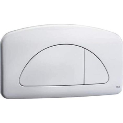 1 Plaque de commande double pour cassette de vidange, blanc, compatible Diamant et Jade