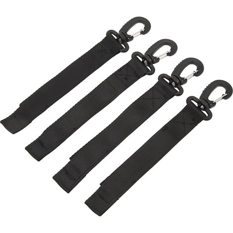 Support de Pagaie Réglable pour Canoë Kayak, 4 Pièces Fixation Résistante à l'Eau et Corrosion (1/5)