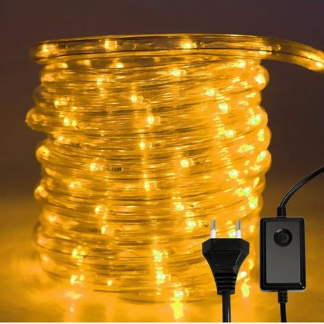Tube LED avec chaîne lumineuse de fête avec lumière 10m blanc chaud (1/5)