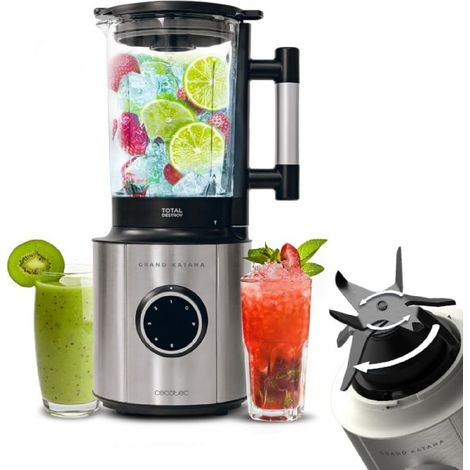 Cecotec 03984 frullatore Frullatore da tavolo 1800 W Nero, Acciaio inox, Trasparente (1/7)