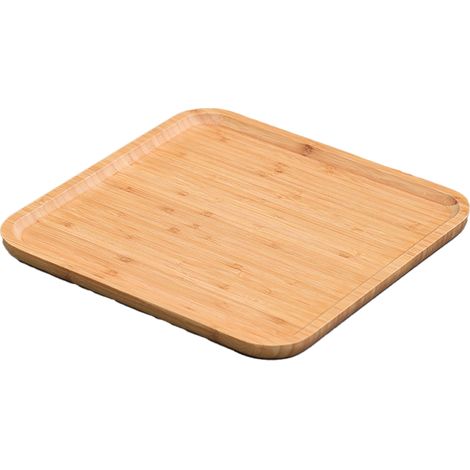 Plateau Rectangulaire - Bambou - Pour Organisation Bureau Salle De Bain Cuisine - 30 x 20 cm - 1 Pièce (1/5)