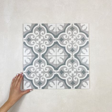 Carrelage Imitation Carreaux de Ciment LA MADELEINE 20x20 cm Ancelina (1/5)