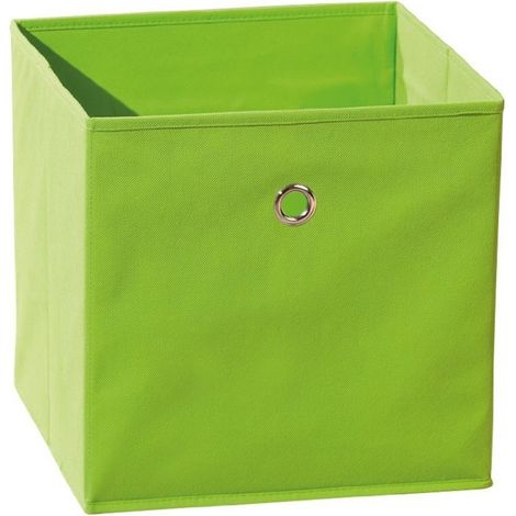 Boîte de rangement cube 32 cm - Winny - Vert - Livraison gratuite (1/3)
