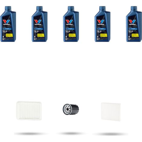 Kit tagliando 3 FILTRI e 5L OLIO compatibile con Toyota Rav IV 2.0 VVTI 107kw Dal 2012 (1/5)