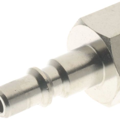 Adaptateur tube fileté coudé pneumatique RS PRO, Filetage vers Femelle 1/8 in Female 7.5mm 1/8pouces en Laiton ( Prix pour Paquet de 10 )
