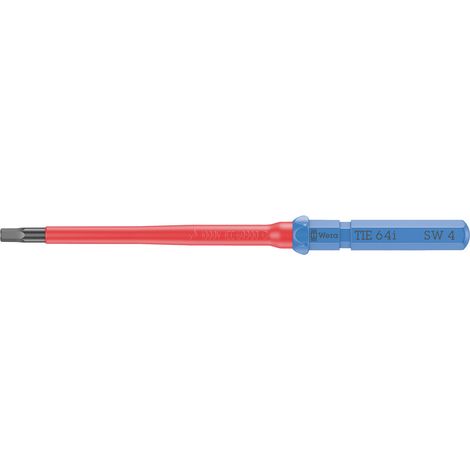 Wera Kraftform Kompakt VDE 64 i 4,0 x 157 mm TIE Elektriker Innen-Sechskant Wechselklinge 4.0 mm (1/5)