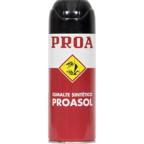 SPRAY PROASOL SINTÉTICO 400 ML, Negro Ral 9005 0.4lts