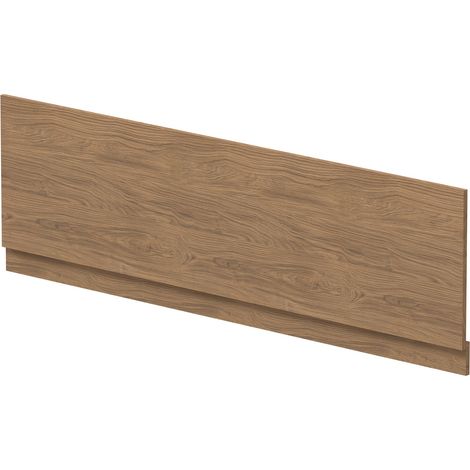 1800mm Straight Bath Front Panel and Plinth - Antique Oak