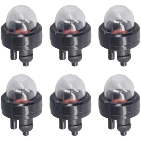 Pompe d'amorçage adaptable pour débroussailleuse – Remplace Walbro 188-512 et 188-512-1 – Lot de 6 pièces – Matériau plastique et caoutchouc (1/5)