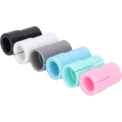 Ensemble d'adaptateurs pour stylo Sharpie compatible avec Cricut (Explore Air, Explore Air 2, Explore Air 3 et Maker) - 6 pièces (1 noir, 1 blanc, 1 gris, 1 rose, 1 vert, 1 bleu) (1/5)