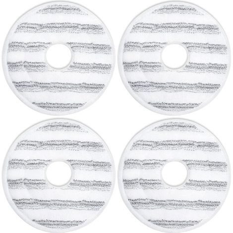 Pack of 4 Vileda Spin and Clean mop refills, washable and reusable to replace the Vileda Spin mop head (1/4)