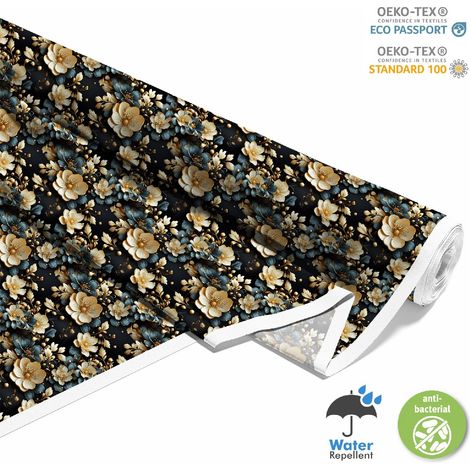 TESSUTI DECORATIVI PER ESTERNI OXFORD - Motivo Fiori I DX5408 (1/5)