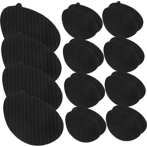 Semelles de protection antidérapantes, 10 paires, vinyle noir (1/5)