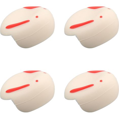 12 hasenförmige Eckenschützer, sicher für Babys, Möbeleckenschützer, aprikosenfarben. (1/5)