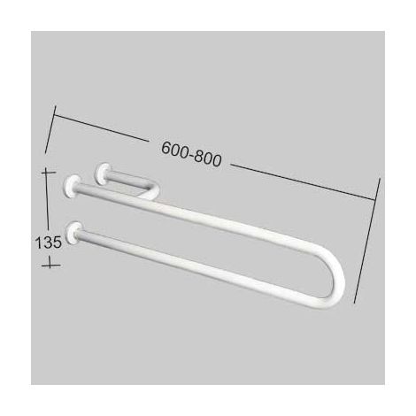 BARRA DI SOSTEGNO CON RINFORZO A DESTRA O A SINISTRA - 60 cm Sx
