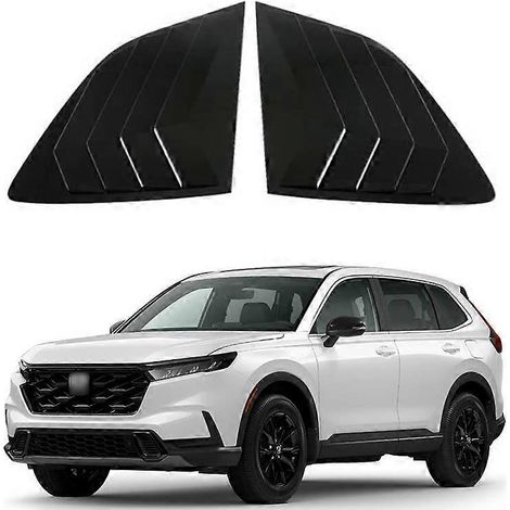 Dekorative Abdeckung für die hinteren Dreiecksblenden des Honda CR-V (Modelljahre 23-24) – Mattschwarz