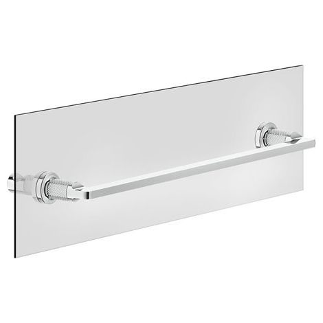 Gessi Inciso Handtuchhalter 450 mm, Montage an Glaswand, 58615031