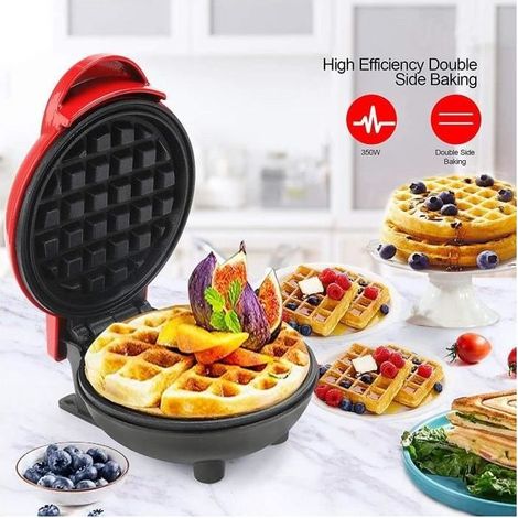 Gaufrier électrique multifonctionnel avec plaques chauffantes pour croque-monsieur - Online Store (1/4)
