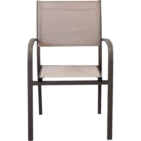 TORRES - poltrona con struttura in alluminio verniciato bianco, antracite, taupe o tortora (1/4)