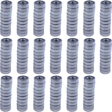 200Pcs 6000RS Roulements une Billes Radiaux une Gorge Profonde Blindés 10Mmx26Mmx8Mm (1/5)