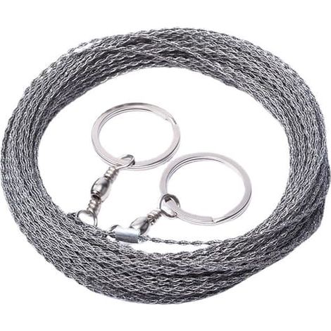 Câble de scie à fil extérieur de 10 mètres de long, câble de survie pour scie à fil, épais (1/5)