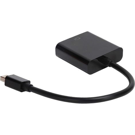Adaptateur Mini DP vers VGA (mâle vers femelle) pour la réception du signal DisplayPort. (1/4)