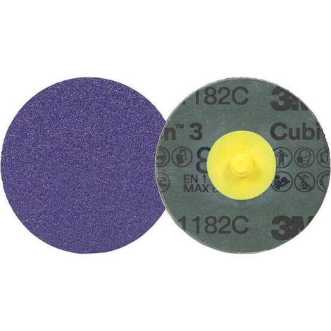 Disco de fibra Cubitron 3 Roloc 1182C 51mm K80 3M 7100332356
