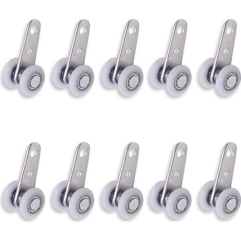 Metallrolle 45 x 19 mm für Schiebetüren, Kugellagersatz, robustes Ersatzteil, leichtgängig, 2er-Pack (1/5)