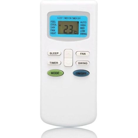 Télécommande Universelle de Climatiseur Compatible pour TCL, pour Dronic, pour Klimaire, pour Pioneer, pour Ciac, pour Airton, pour Dronic, pour Fujico, pour Universal Asia, pour Airmaster, po (1/5)