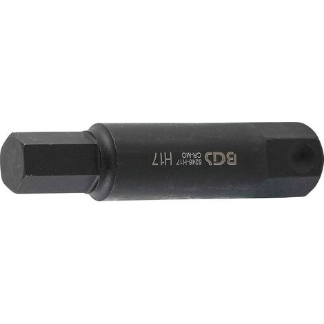 Embout 100 mm - Six Pans Intérieurs 17 mm, D.22 mm - Précision et Robustesse, Acier, Zones Difficiles - D-Work (1/2)