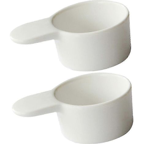Bougeoirs portatifs en céramique blanche, lot de 2, décoration intérieure. (1/5)