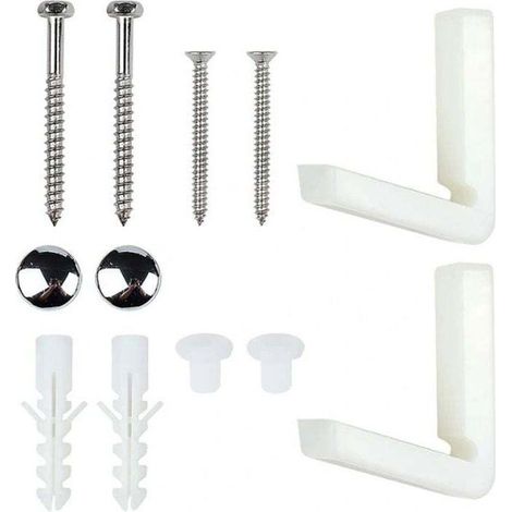 Plancher Salle De Bains WC Cuvette De Toilette/Bidet Fixation Latérale Salle De Bains Kit De Montage Vis Supports