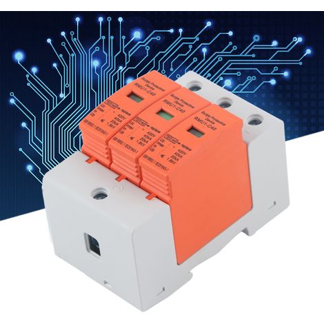 RMU1-C40 420V SPD Überspannungsschutz, Schutz gegen dreiphasige Blitzeinschläge im Hausnetz, Potenzialausgleichs-Überspannungsschutz, maximale Belastbarkeit: 40 kA (1/5)