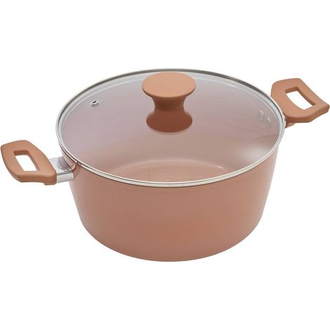 Kochtopf mit deckel „toscane“, durchmesser 24 cm, terrakotta - 5five (1/5)