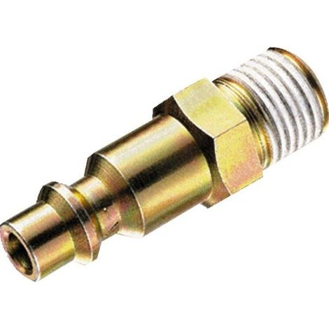 10 Embout p/raccord rapide 6mm male 3/8 gaz
