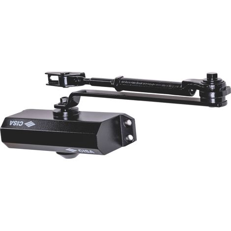 Chiudiporta Aereo senza Fermo Art. 60470 x Porte Mm 1000 Colore Nero Cisa