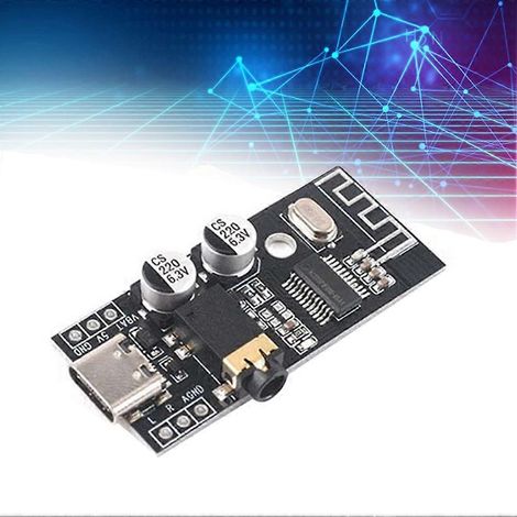 5 Stück MH-M28 Drahtloses Bluetooth-Audio-Empfängermodul HiFi DIY, Bluetooth 4.2 Verstärkerplatine, HiFi DIY Modul, A (1/5)