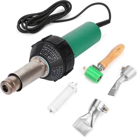 Fer à souder électrique 1600W 220V – Température réglable 30℃-680℃ – Tube de protection thermique – Soudage pour PE, PVC, HDPE
