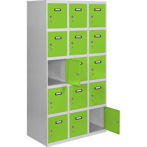 Simonrack Armadietto esterno grigio e verde in metallo 1800x900x500 mm